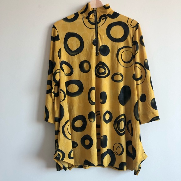 Tops - Quarter Zip Blouse